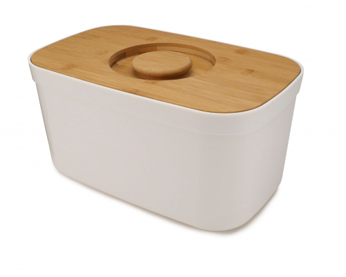 Хлібниця з бамбуковою кришкою Joseph Joseph Bread Bin White 81097