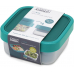 Ланч бокс для салату Joseph Joseph GoEat Compact 3-в-1 Teal 81066