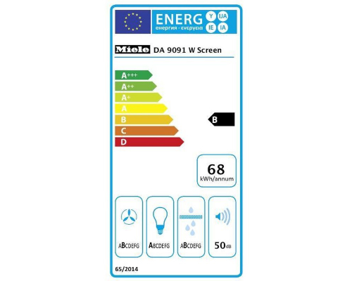 Витяжка Miele DA 9091 W Screen GRGR