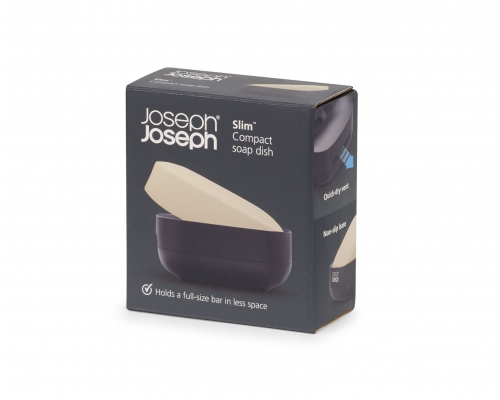 Мильниця для ванної Joseph Joseph Slim Black 70601