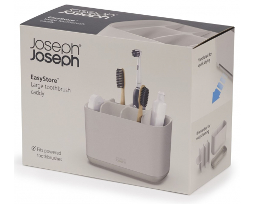 Органайзер для зубних щіток Joseph Joseph EasyStore Ecru Large 70575