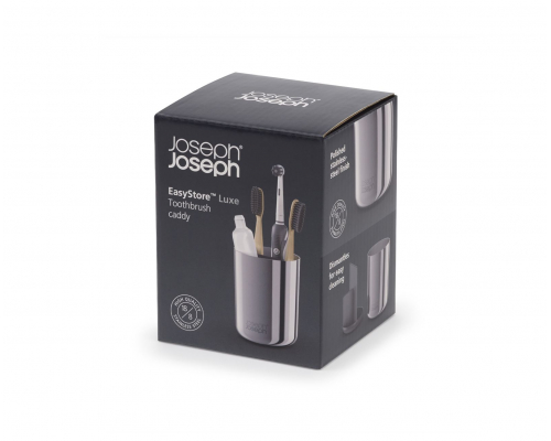 Органайзер для зубних щіток Joseph Joseph EasyStore Luxe Stainless Steel 70580