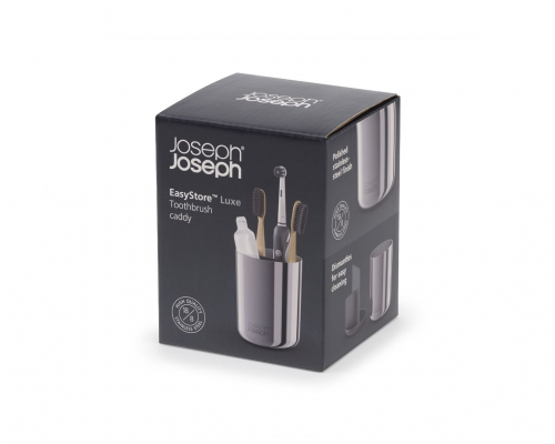 Органайзер для зубних щіток Joseph Joseph EasyStore Luxe Stainless Steel 70580