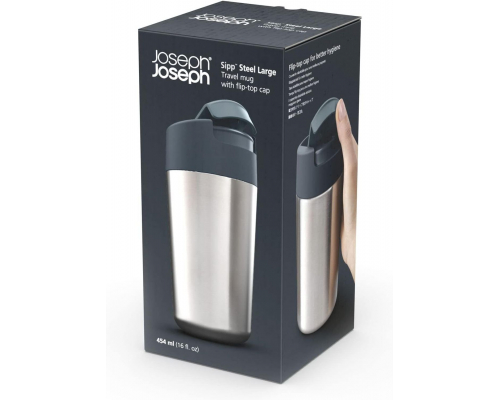 Термокухоль 454 мл. Joseph Joseph Sipp Large Stainless Steel 81133